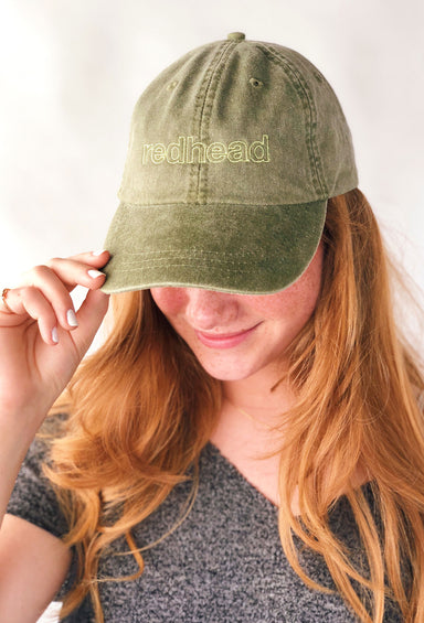 Friday + Saturday Redhead Hat, Redhead Hat, Baseball Cap