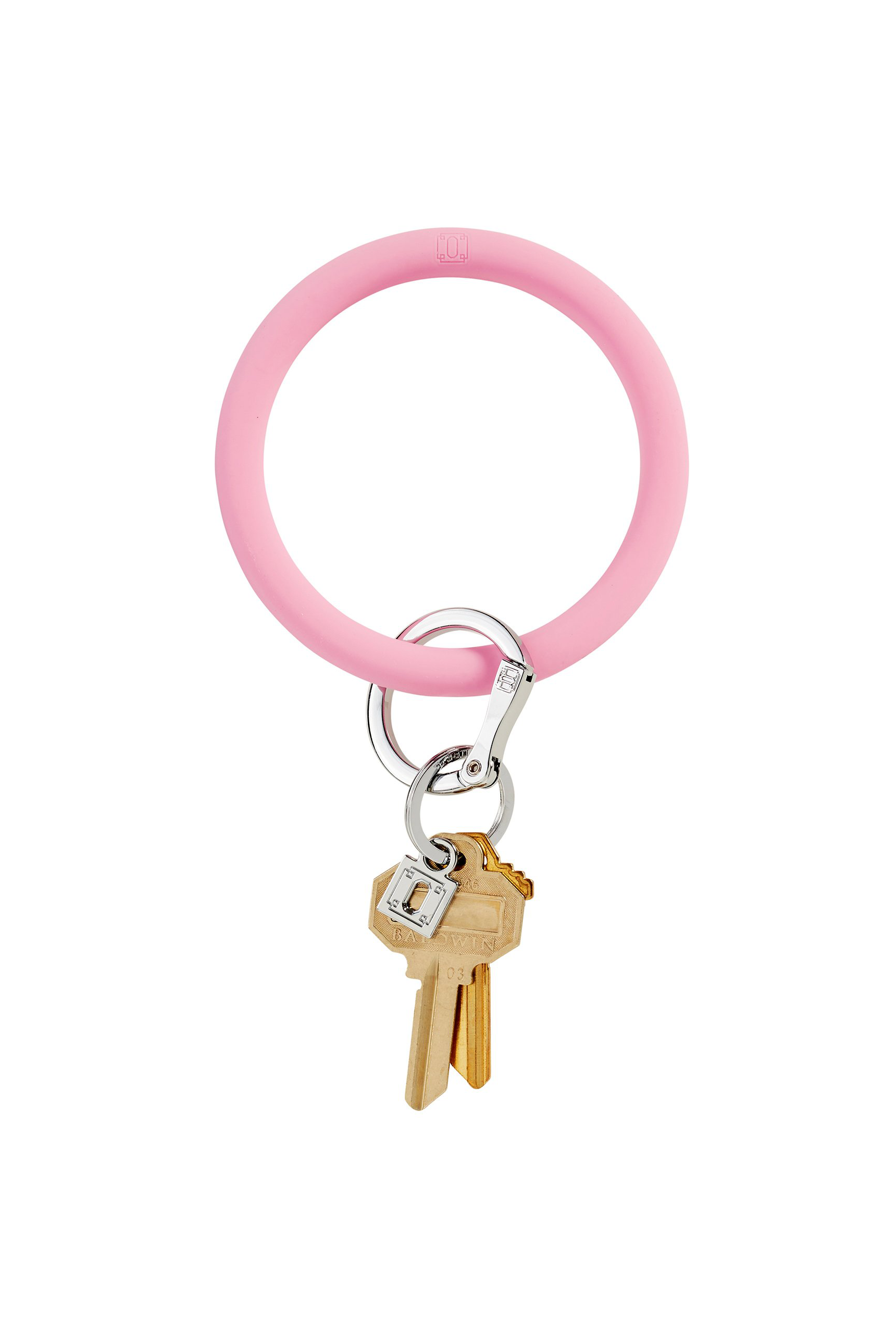 O-Venture Silicone Key Ring in Cotton Candy Pink