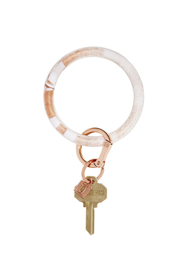 rose gold marble key ring, silicone key ring, hands free key ring, oventure key ring