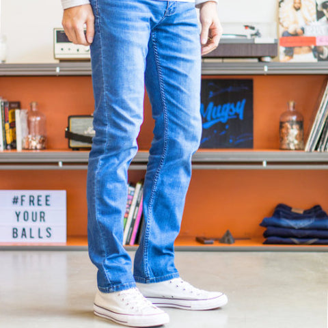 Comfortable men's jeans by Mugsy Jeans