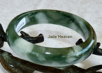 Deep Green A Grade Jadeite Jade Bangle 