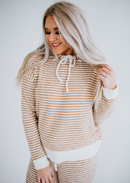 Call Me Cozy Striped Hoodie FINAL SALE