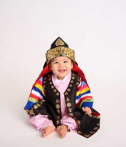 Korean baby one year hanbok