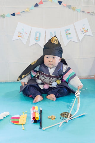 Korean baby boy hanbok