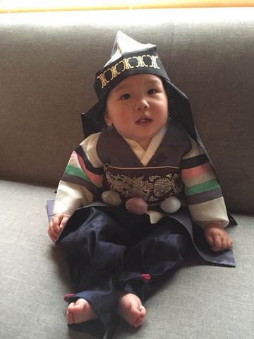 Korean Baby Boy Traditional Korean Outfit Hanbok
