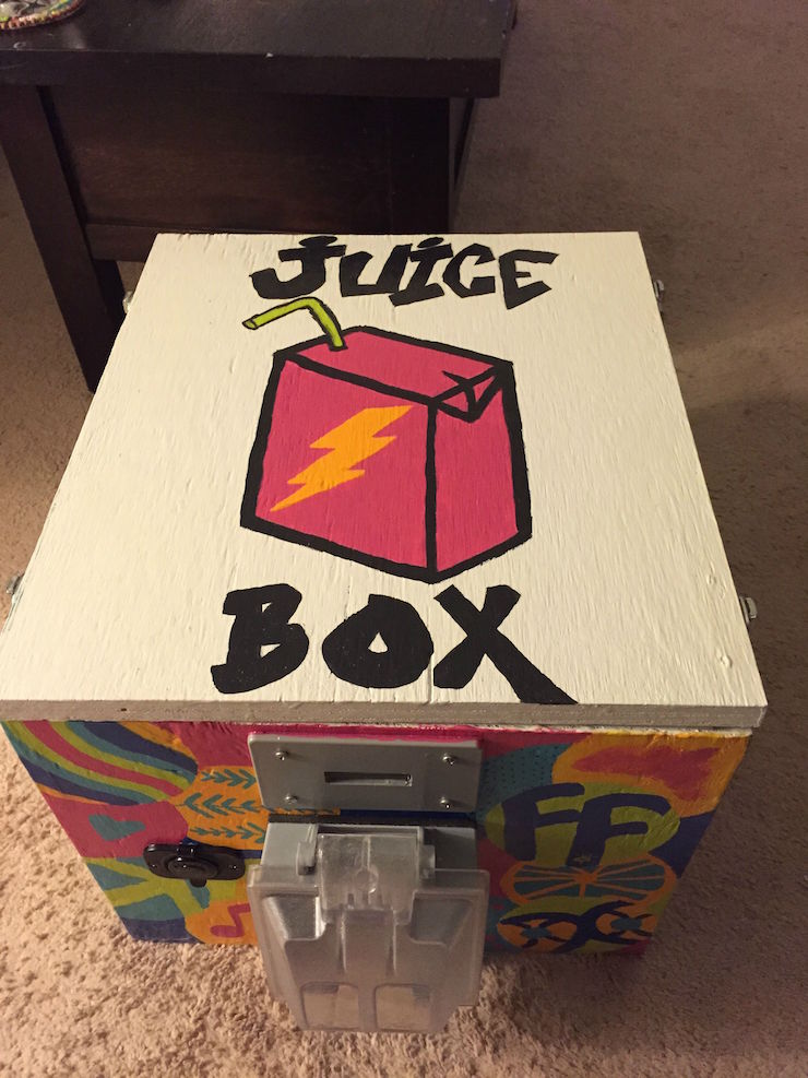 Juice box exterior