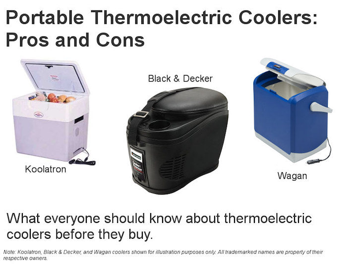 Portable 12V Thermoelectric Coolers 