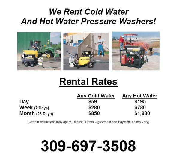 Rental Information, Picture Format - Call 309-697-3508 for more information.