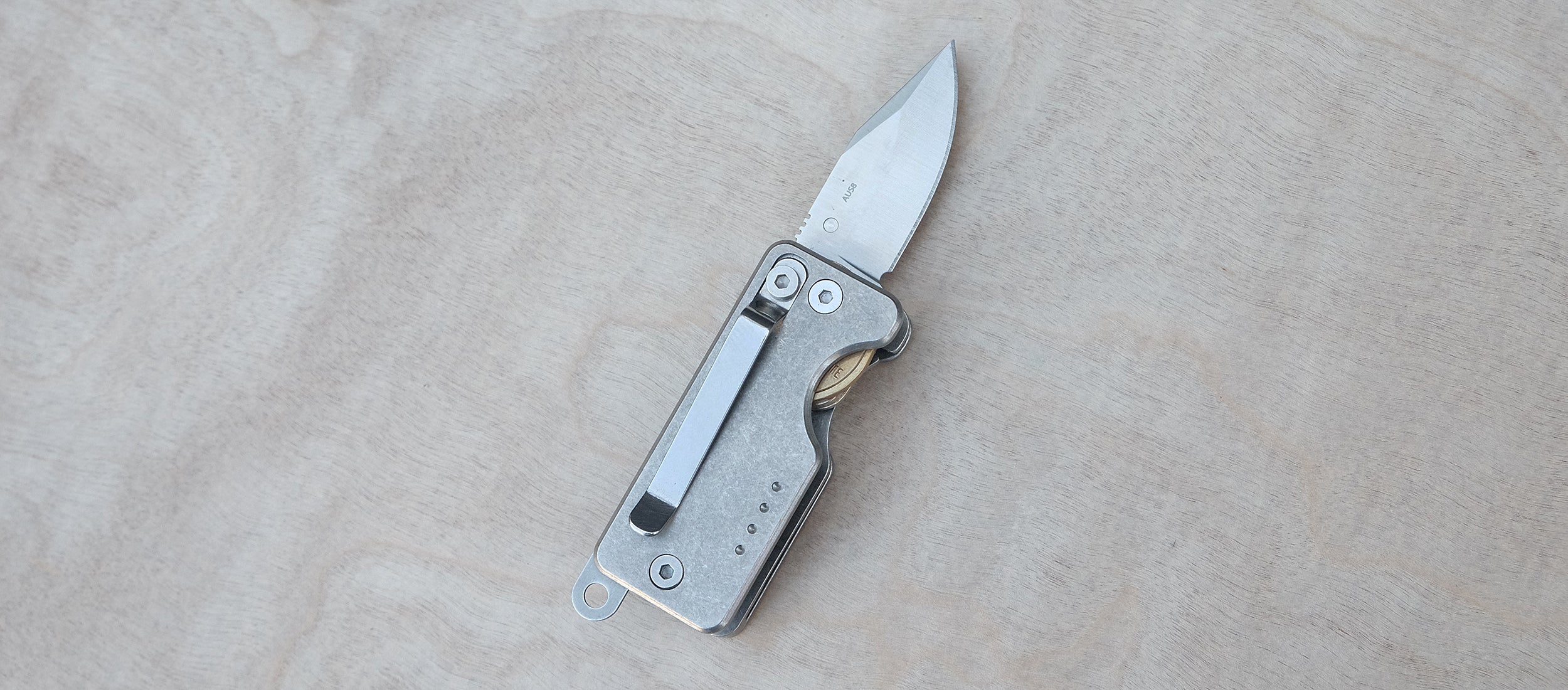 Shorty Key Organizer Stonewash - Quiet Carry