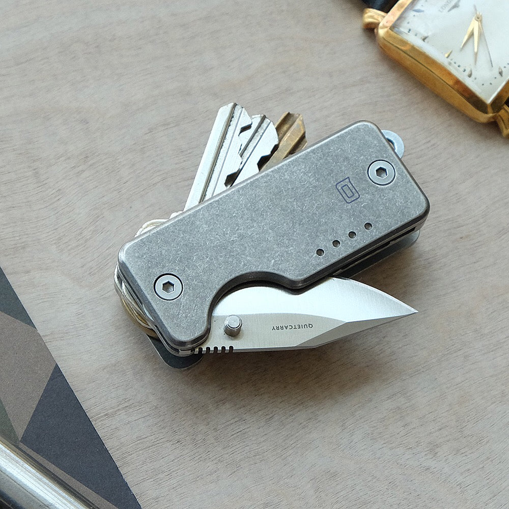 Shorty Key Organizer Stonewash - Quiet Carry