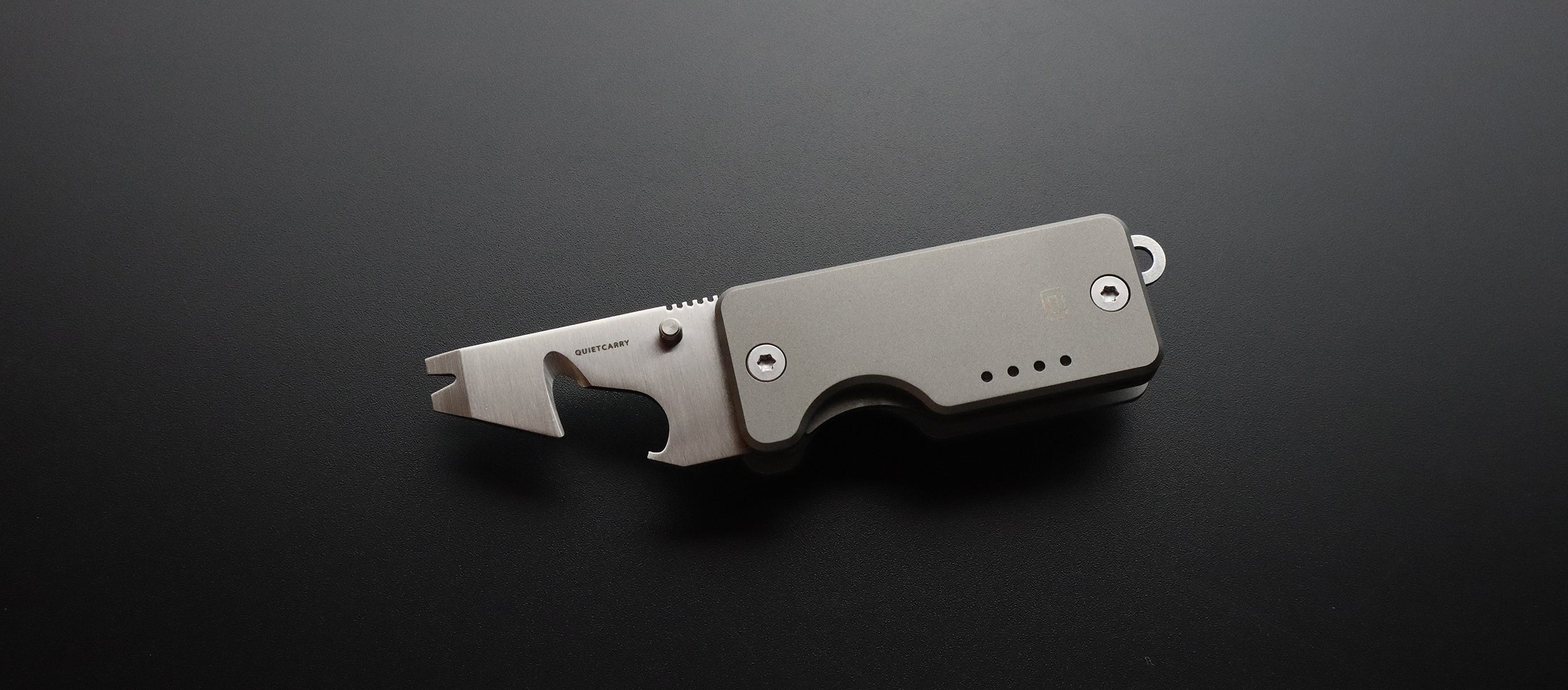 Shorty Key Organizer Bead Blasted - Quiet Carry