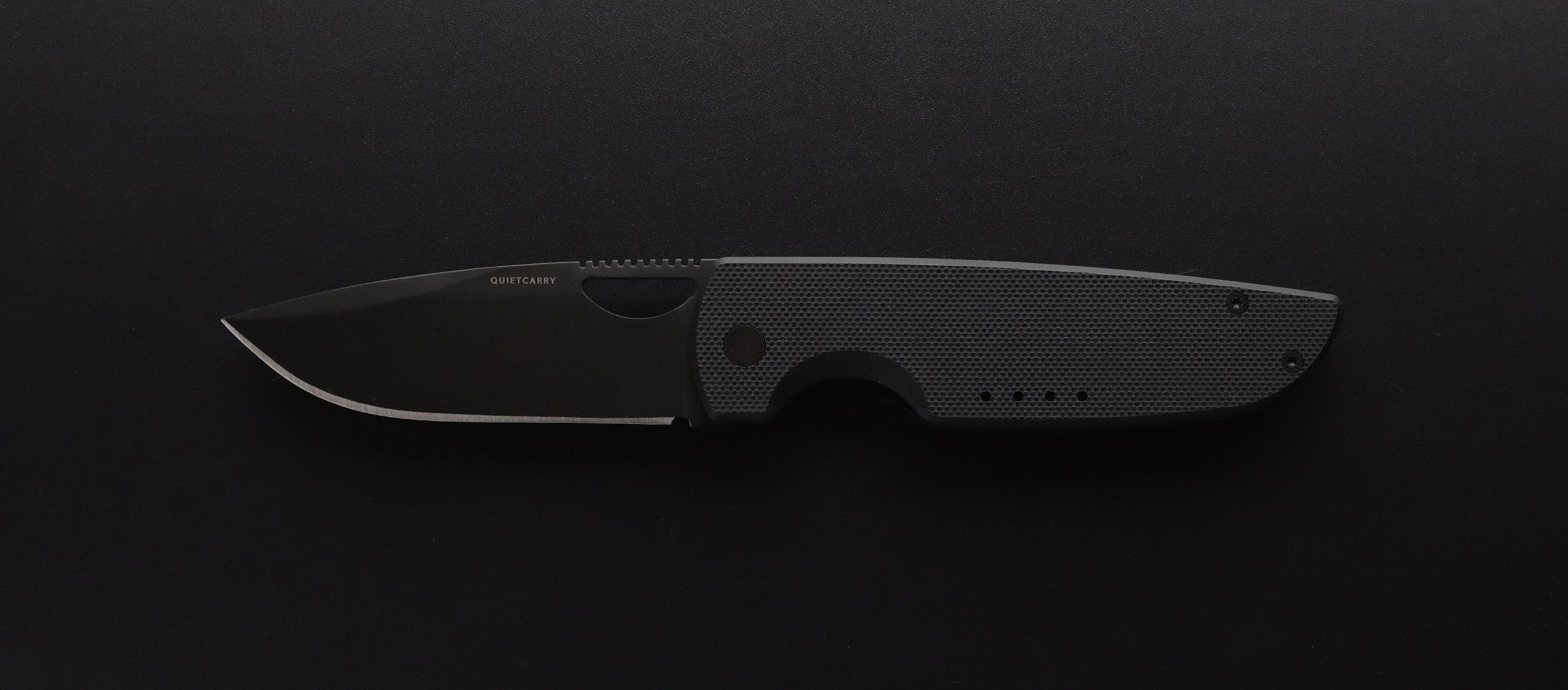 The Chase Black PVD G10 CPM 20CV - Quiet Carry