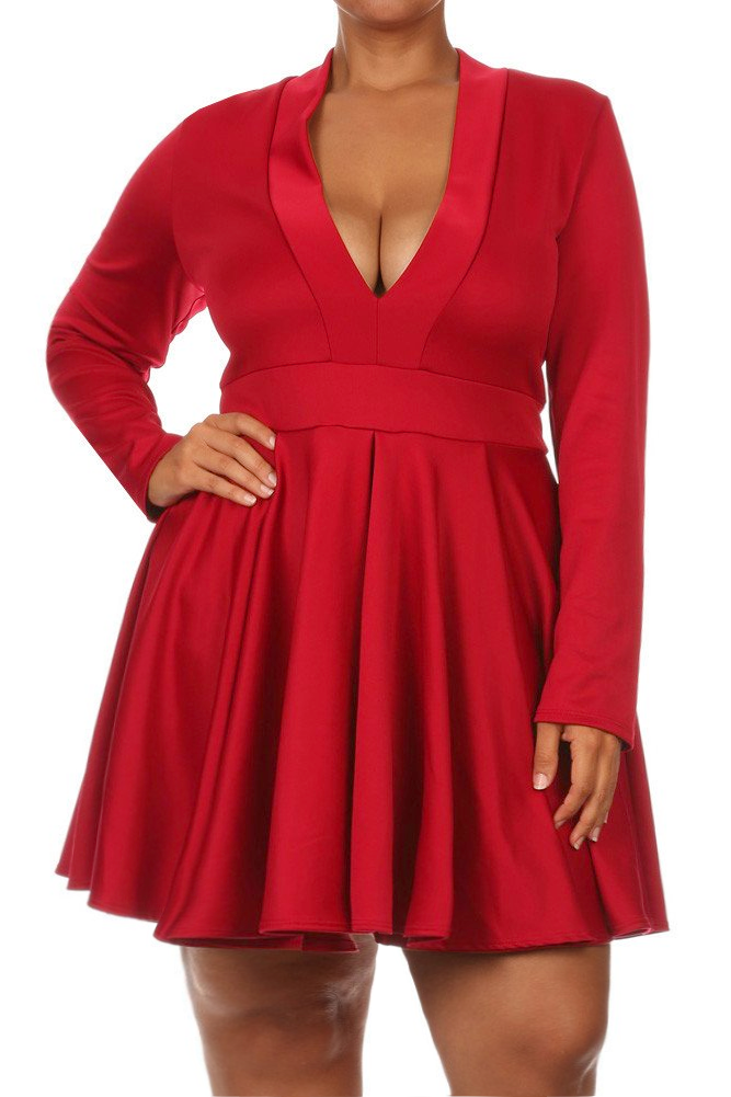 Plus Size Dance The Night Away Skater Dress Plussizefix 9247