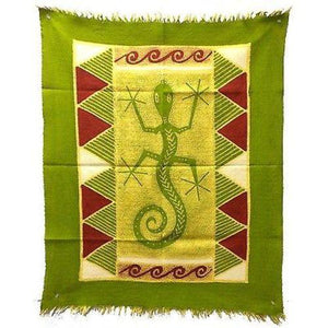 Gecko Batik in Green/Yellow/Red (GC) Tonga Textiles