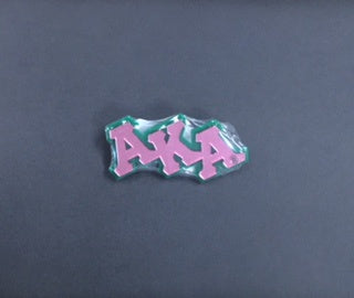 AKA Large Mirror Greek Pin