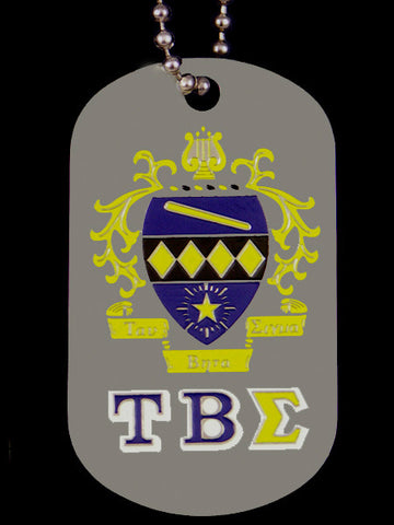 TBS Crest Silver Dog Tag