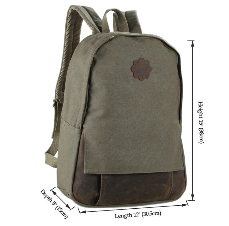 Universal London Canvas and Leather Backpack