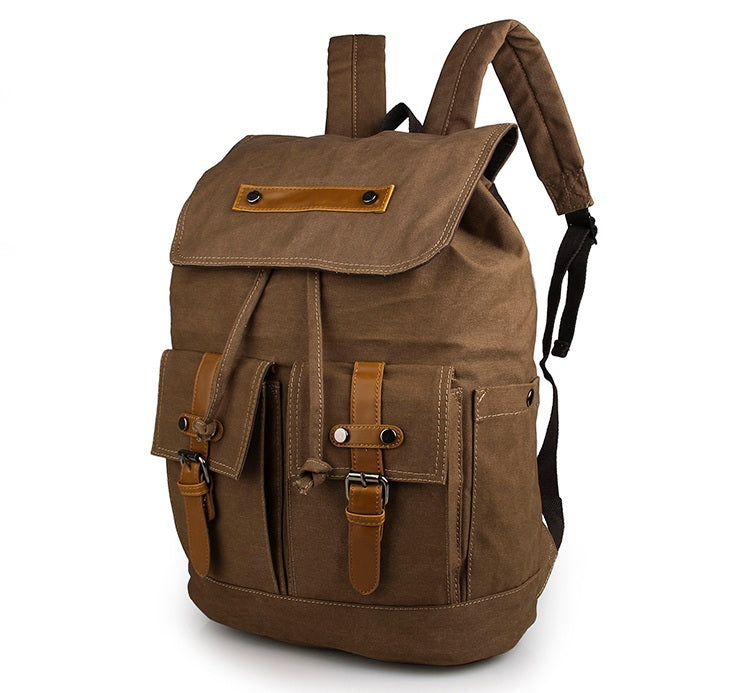 Metropolitan Canvas Backpack - Brown