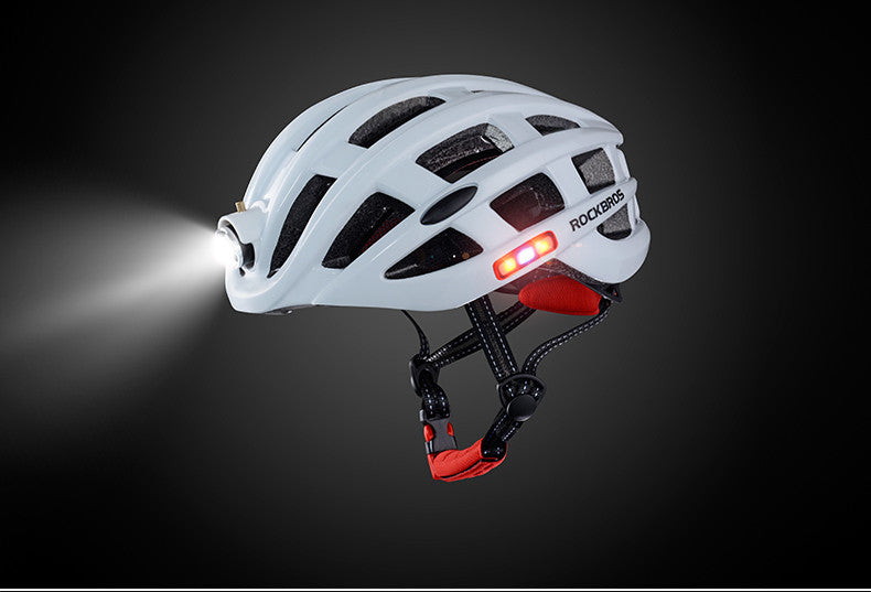 ROCKBROS Cycling Helmet with Integrated Lights