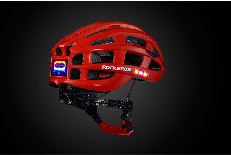 ROCKBROS Cycling Helmet with Integrated Lights