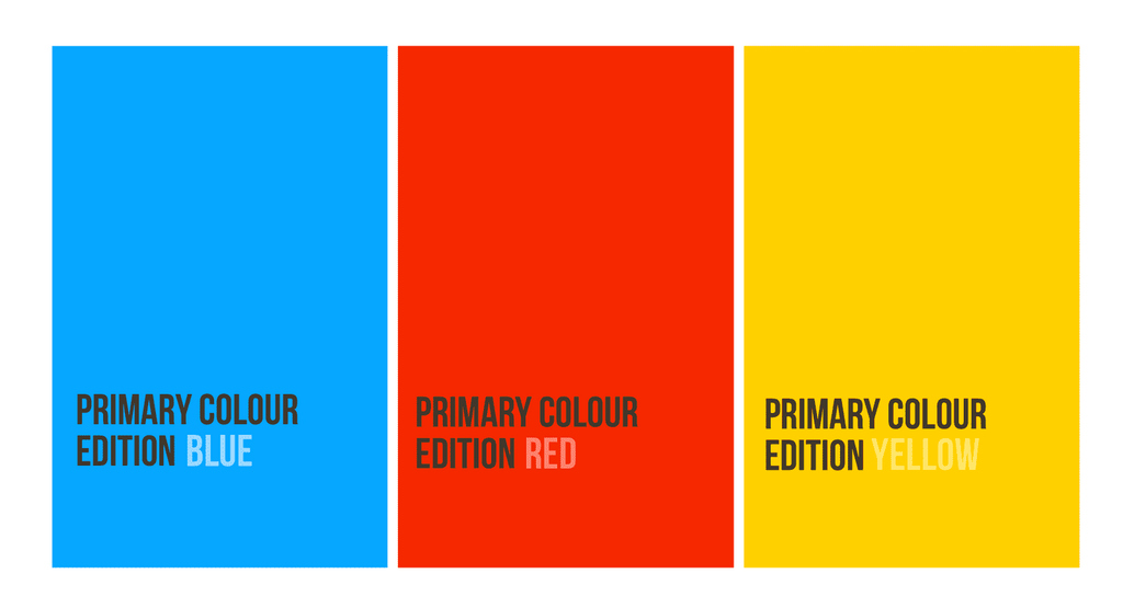 Pocket Notebooks - Primary Colour Embosses Edition