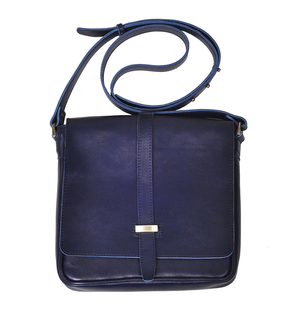 Small leather handbag with shoulder strap – UNAVITA
