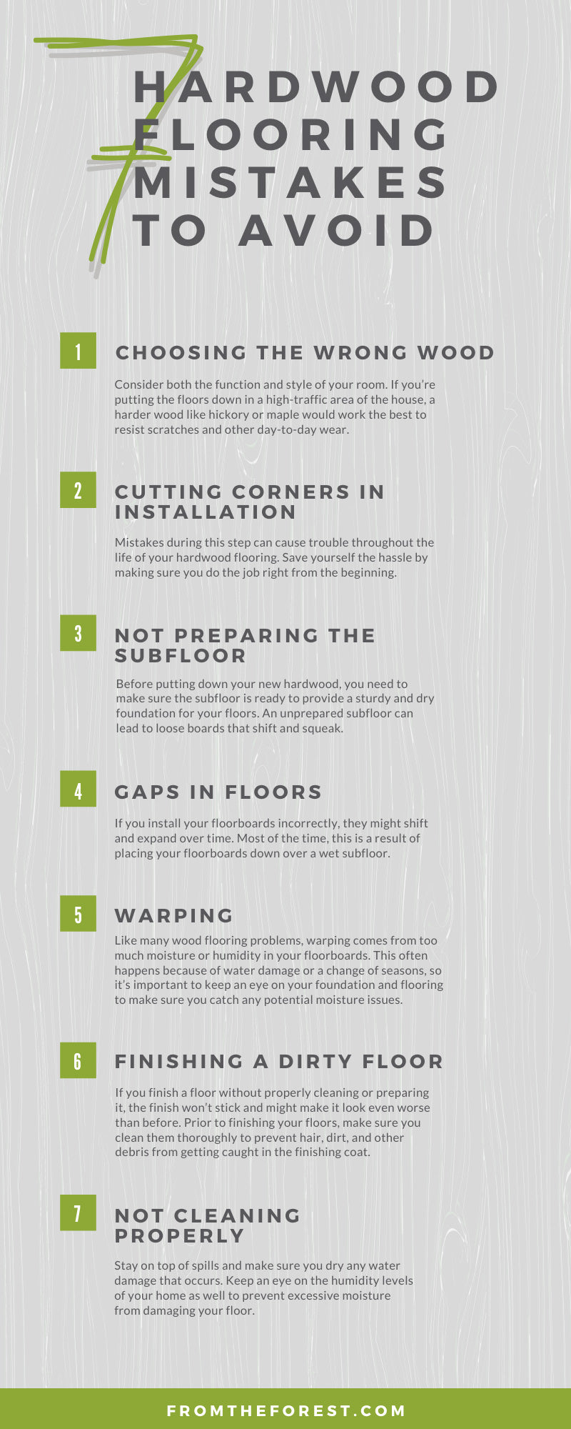 7 Hardwood Flooring Mistakes to Avoid