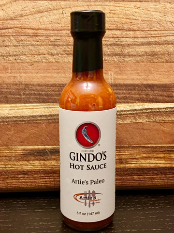 Artie's Paleo Red craft hot sauce Paleo-friendly by Gindo's Spice of Life