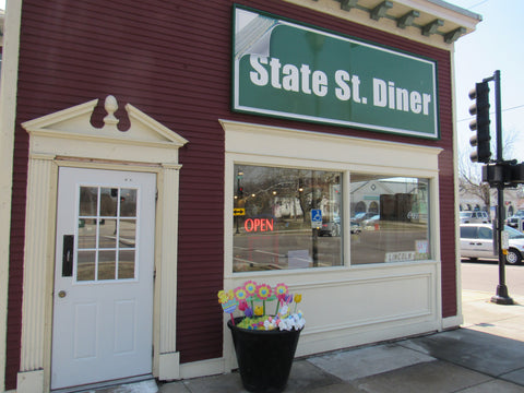 State Street Diner in Geneva, IL, proud supporter of Gindo's Hot Sauces