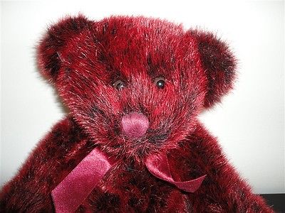 red bear plush