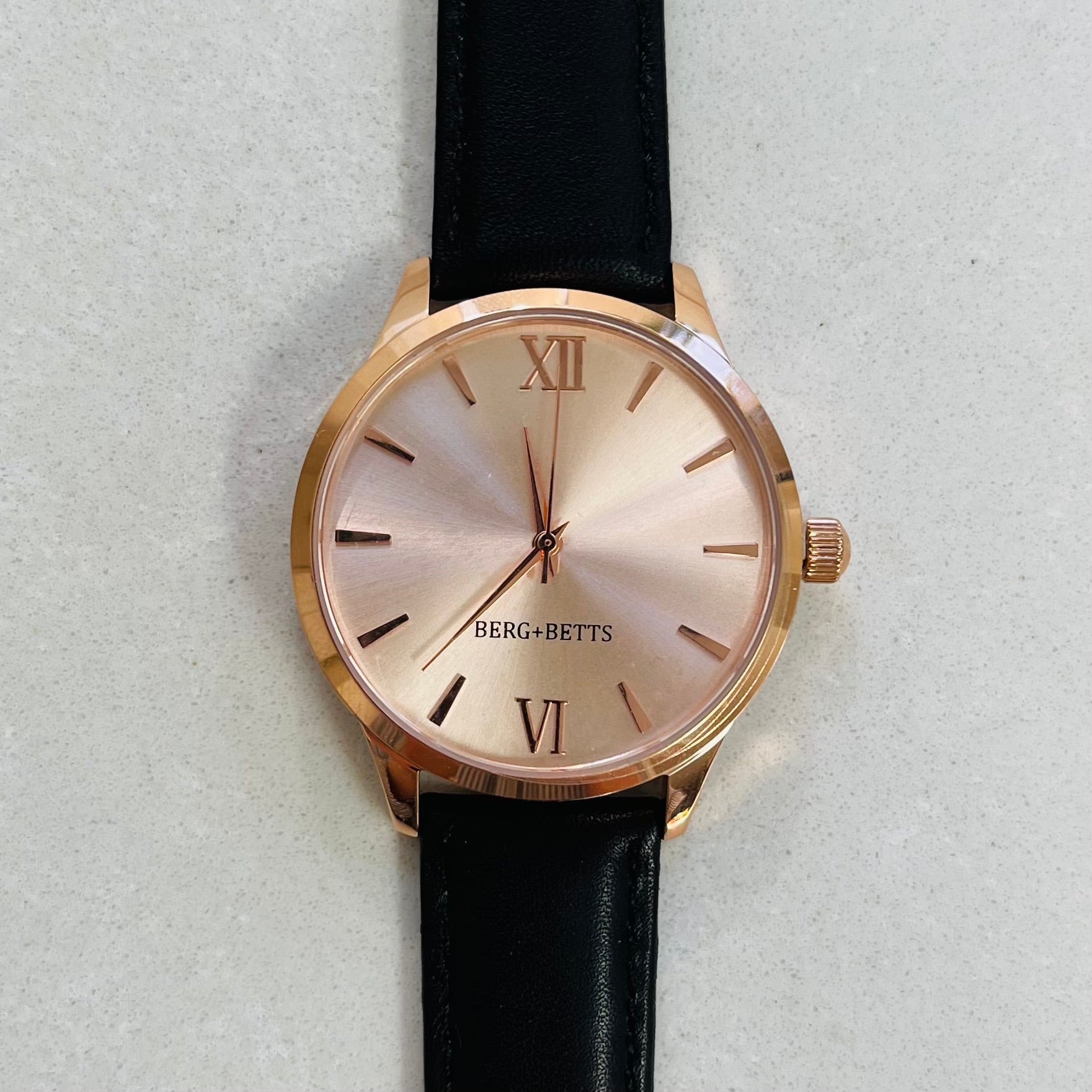 Sample Black and Rose Gold