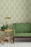 Nina Campbell Fabric Loulou in Green Sofa upholstery Janine Kuala Lumpur Malaysia