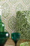 Nina Campbell Wallpaper Marguerite in Green from Les Reves AW17 collection Janine Kuala Lumpur