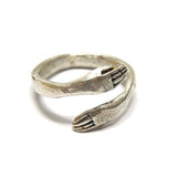 Protective Hand Ring in Silver