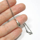 Protective Hand Necklace in Silver