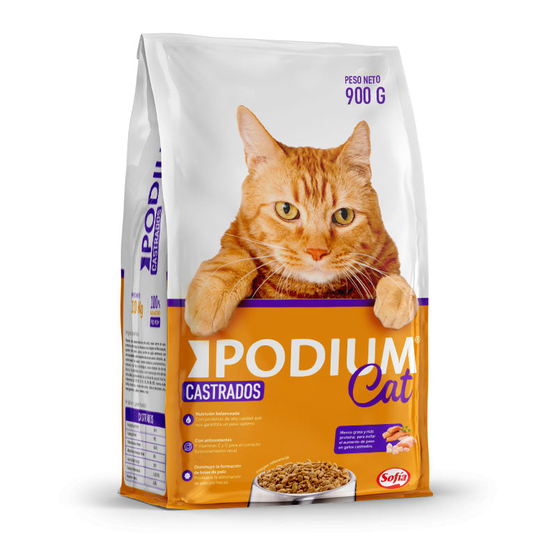 sustracción malicioso En todo el mundo PODIUM Cat - Comida Premium para gatos castrados – podium-bolivia