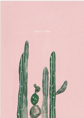 Cactus Notebook Holiday Gift Made Locally in USA