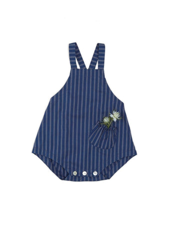 Baby and Toddler Holiday Gifts Made Locally in USA, Blue Romper