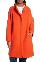 Rachel Comey Winter Coat in Persimmon, Made in America