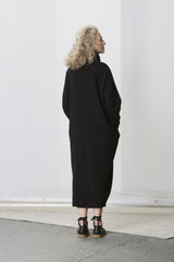 Rachel Comey Winter Coat in Black, Back, Made in America