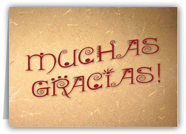 Muchas Gracias! Greeting Card – Guerrilla Graphix