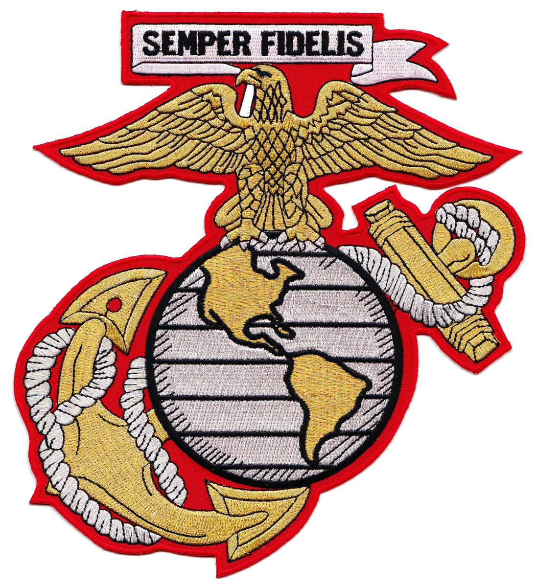 4.5" MARINE CORPS MOS 1802 TANK OFFICER EGA EMBROIDERED PATCH