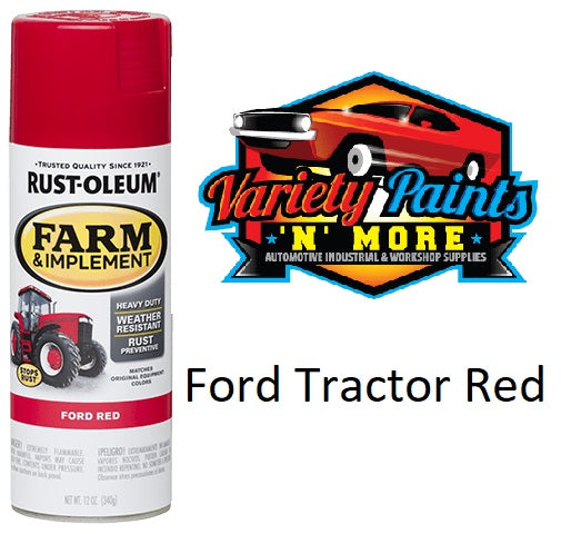 RustOleum Ford Tractor Red Spray Paint