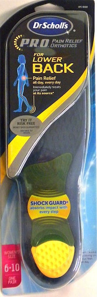 scholl lower back insoles