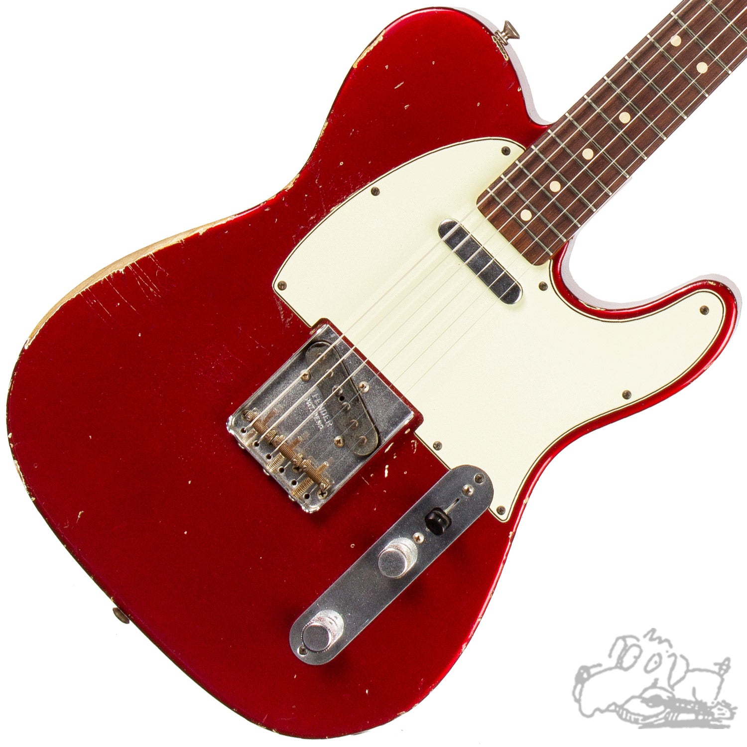 fender custom shop telecaster candy apple red