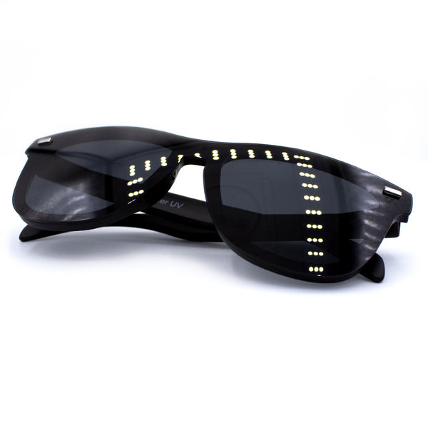 Stravaa Gafas Negras Polarizadas Black Star Para Hombre