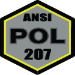 ANSI 207 POLICE BLACK BINDING