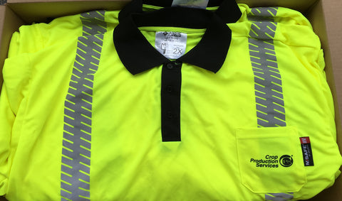 Crop Production Services Custom Safety Polo