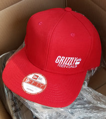 Custom embroidered hat - Grizzly Rentals