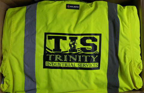 Custom Safety Jacket Trinity Industrial Services |Global Construction Supply